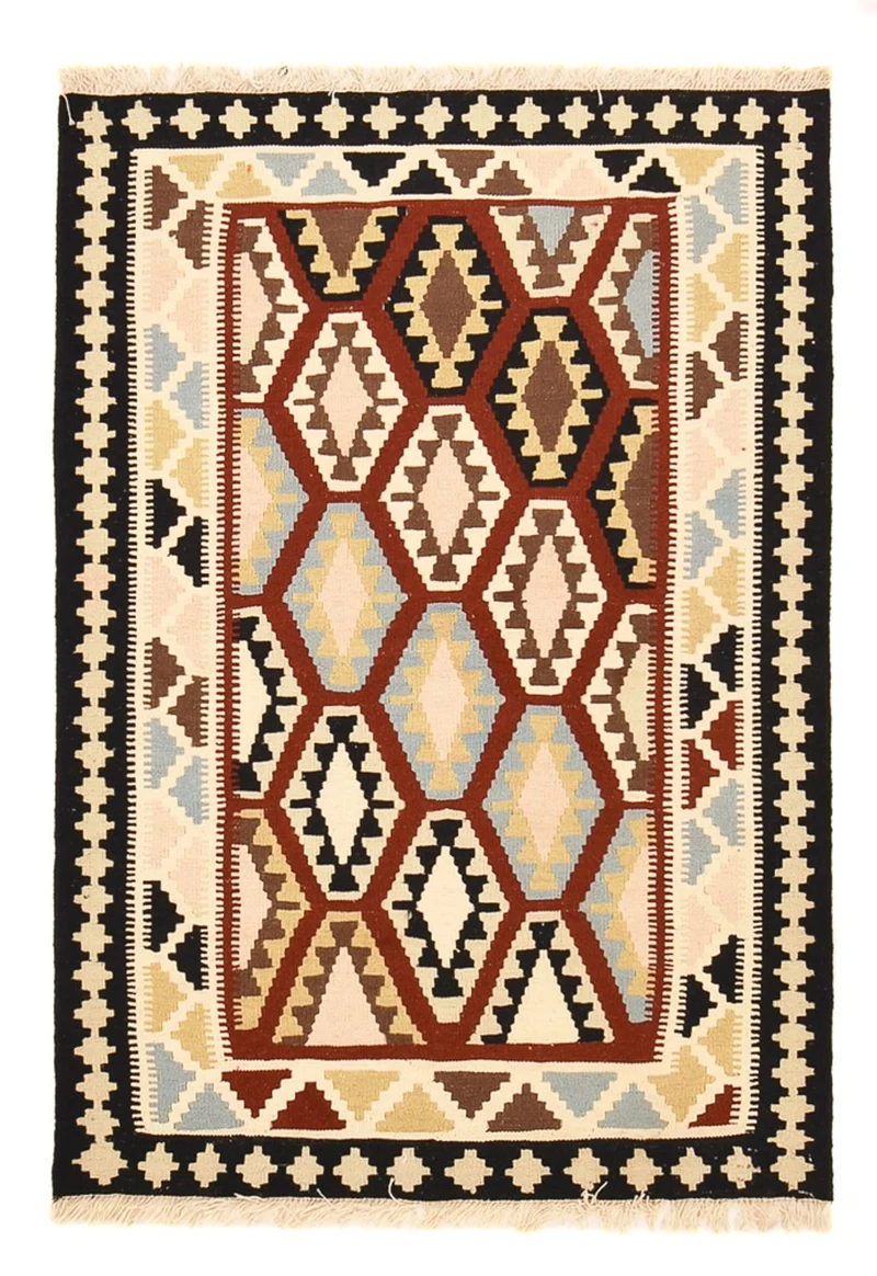 Kelim Fars Teppich 104x145cm