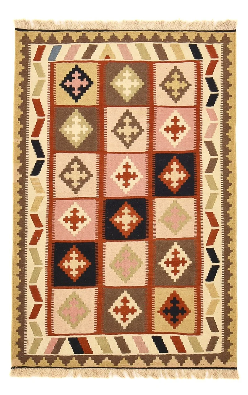 Kelim Fars Teppich 100x146cm