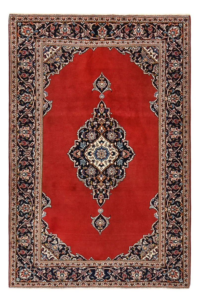 Keshan Teppich 132x205cm - Perserteppich