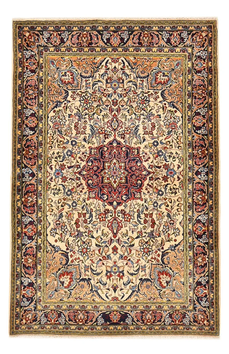 Perserteppich - Classic - 112 x 172 cm - dunkelbeige