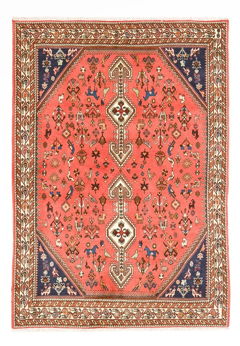 Perserteppich - Nomadic - 140 x 205 cm - rot