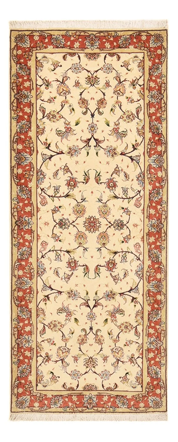 Täbriz - 60 Raj Teppich 81x205cm - Perserteppich