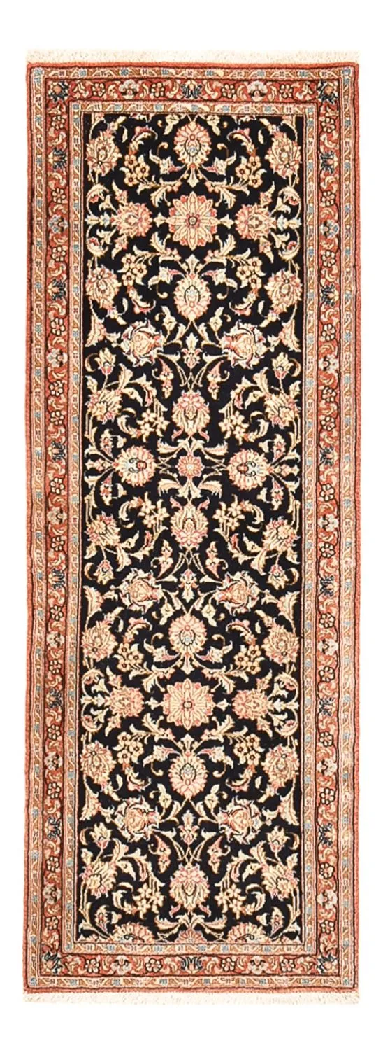 Läufer Perser - Ghom - Royal - 52 x 150 cm - dunkelblau