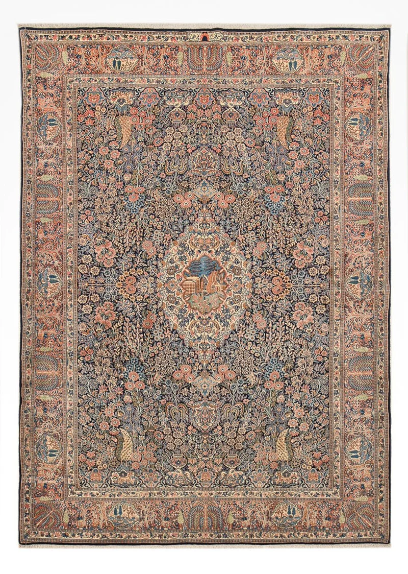Rafsanjan Teppich 200x290cm - Perserteppich