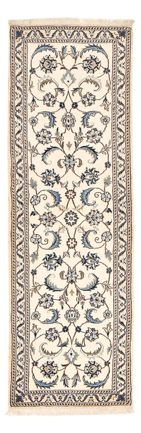 Läufer Perser - Nain - Royal - 60 x 202 cm - creme