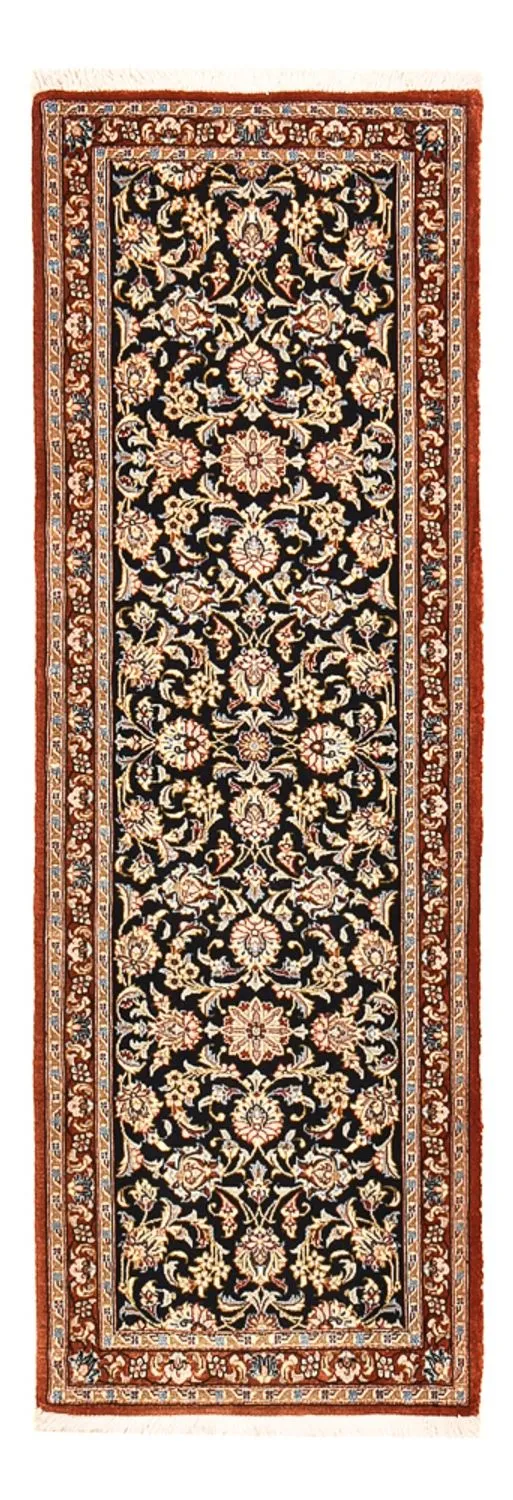 Läufer Perser - Ghom - Royal - 55 x 155 cm - dunkelblau