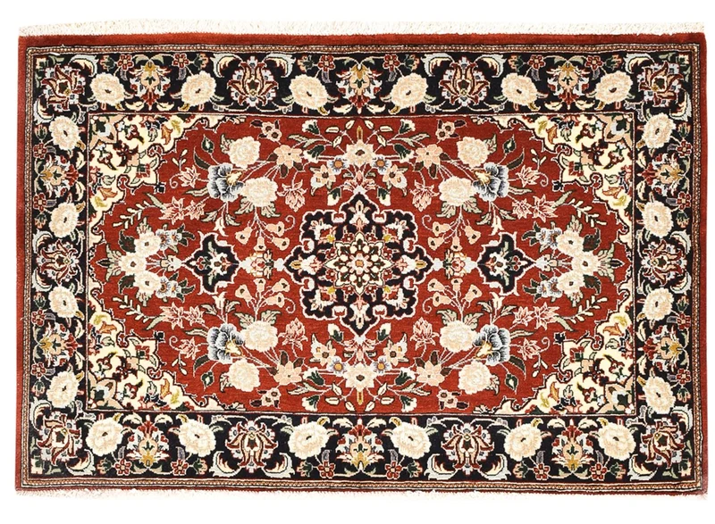Ghom Teppich 68x104cm - Perserteppich