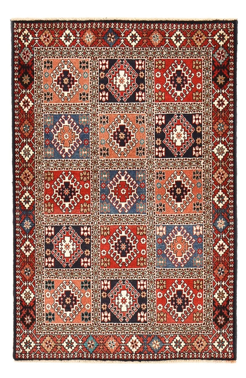 Perserteppich - Nomadic - 97 x 150 cm - mehrfarbig
