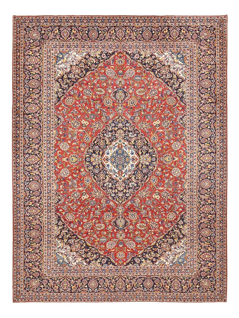 Perserteppich - Keshan - 294 x 390 cm - rot