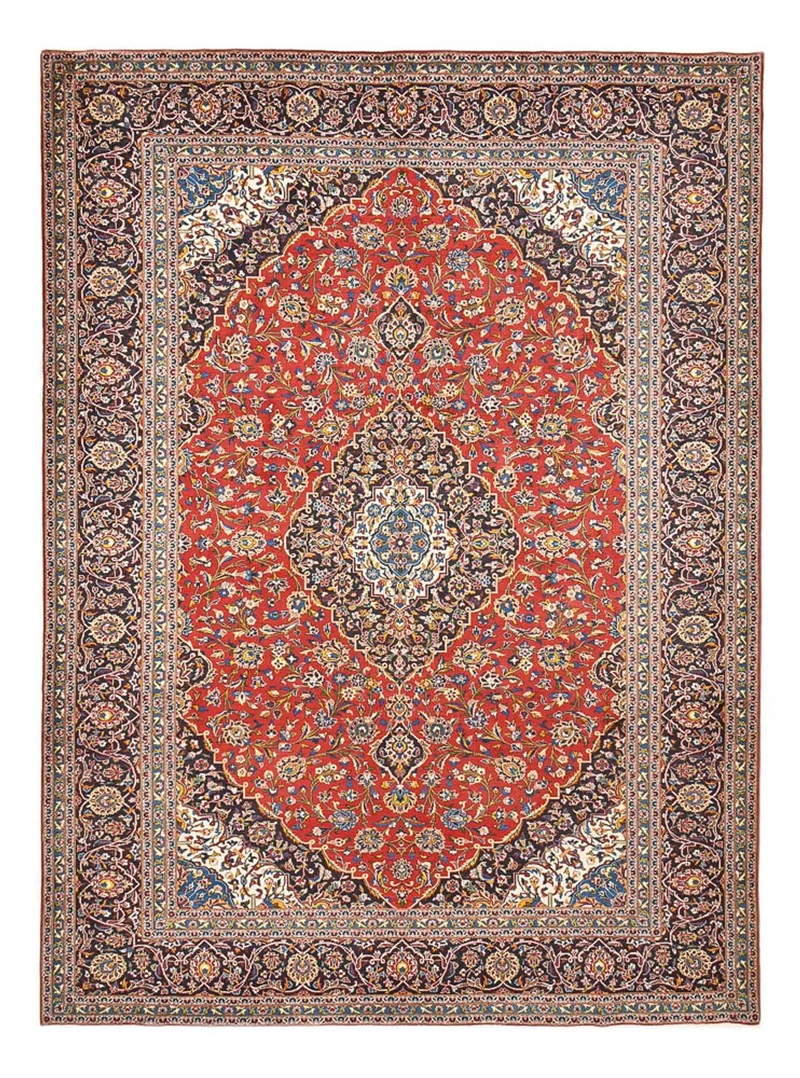 Perserteppich - Keshan - 300 x 398 cm - rot