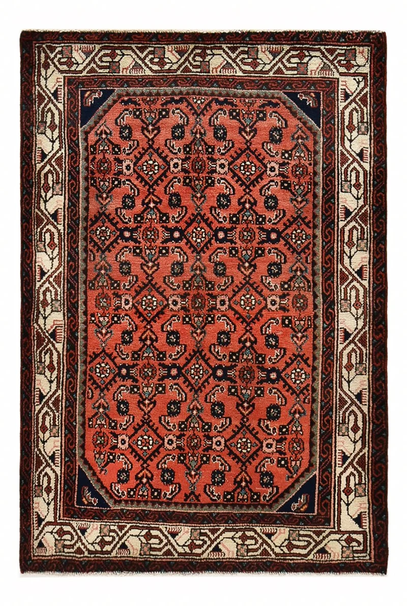 Perserteppich - Nomadic - 103 x 152 cm - hellrot