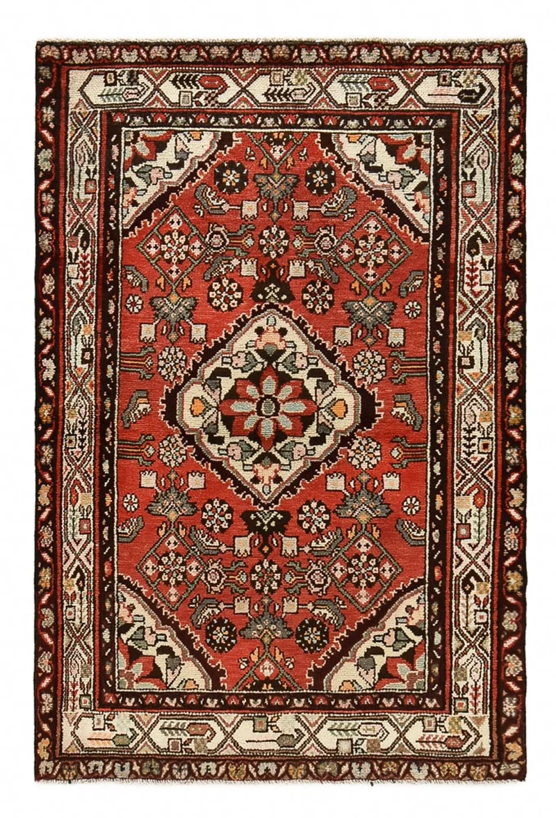 Perserteppich - Nomadic - 100 x 154 cm - rot