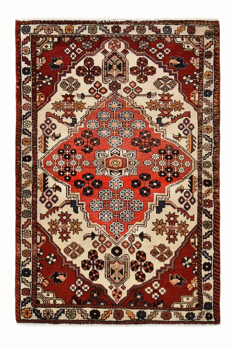 Perserteppich - Nomadic - 101 x 154 cm - rot