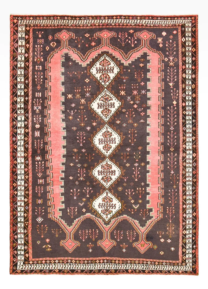 Perserteppich - Nomadic - 169 x 237 cm - hellgrau