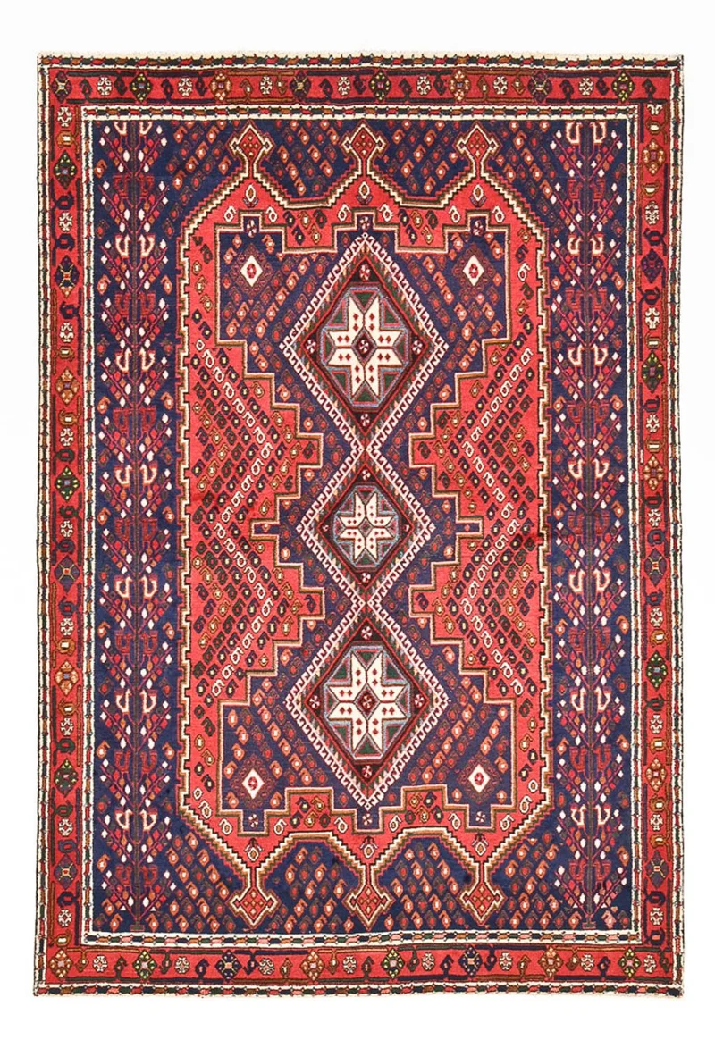 Perserteppich - Nomadic - 159 x 246 cm - rost