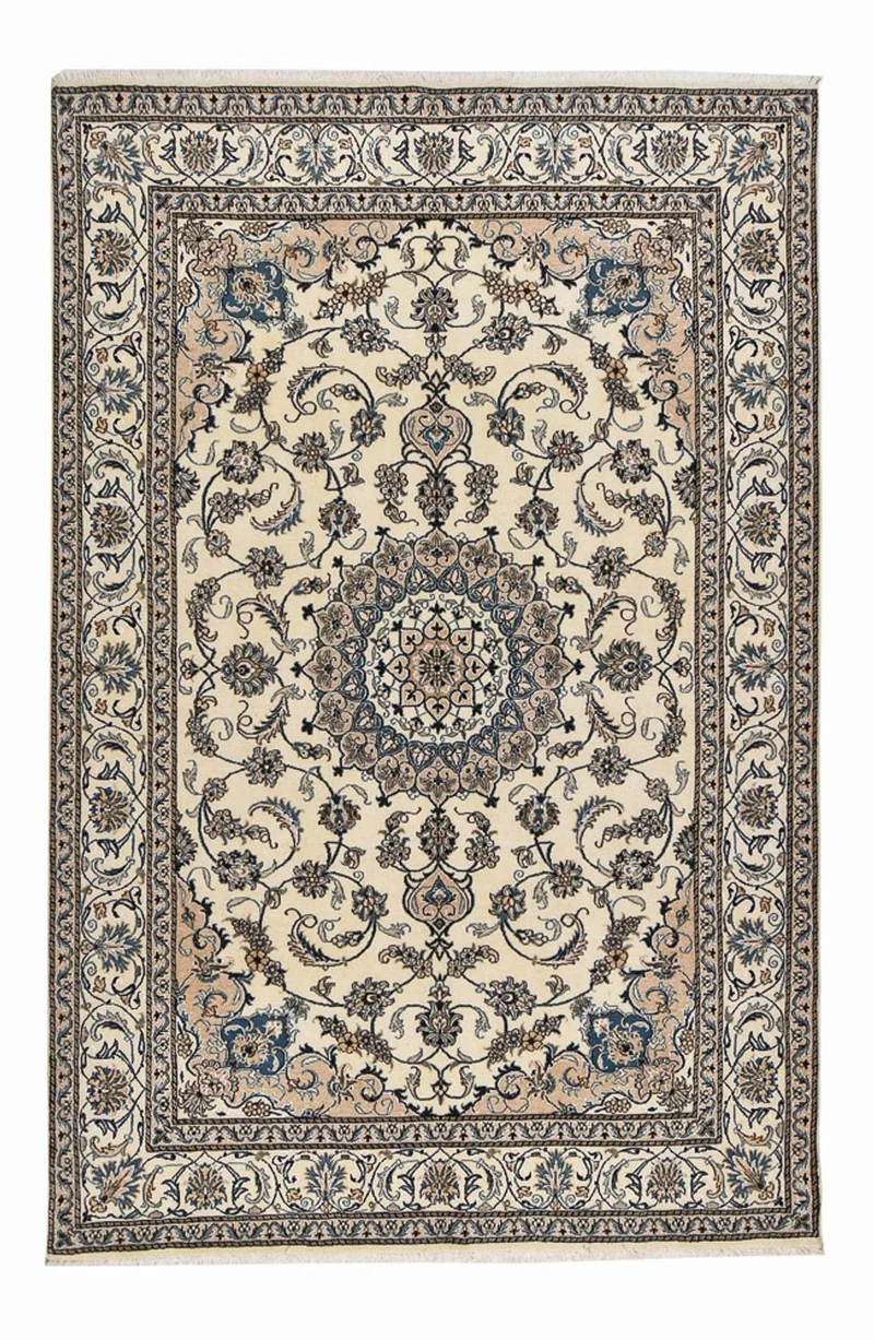 Perserteppich - Nain - 193 x 296 cm - beige