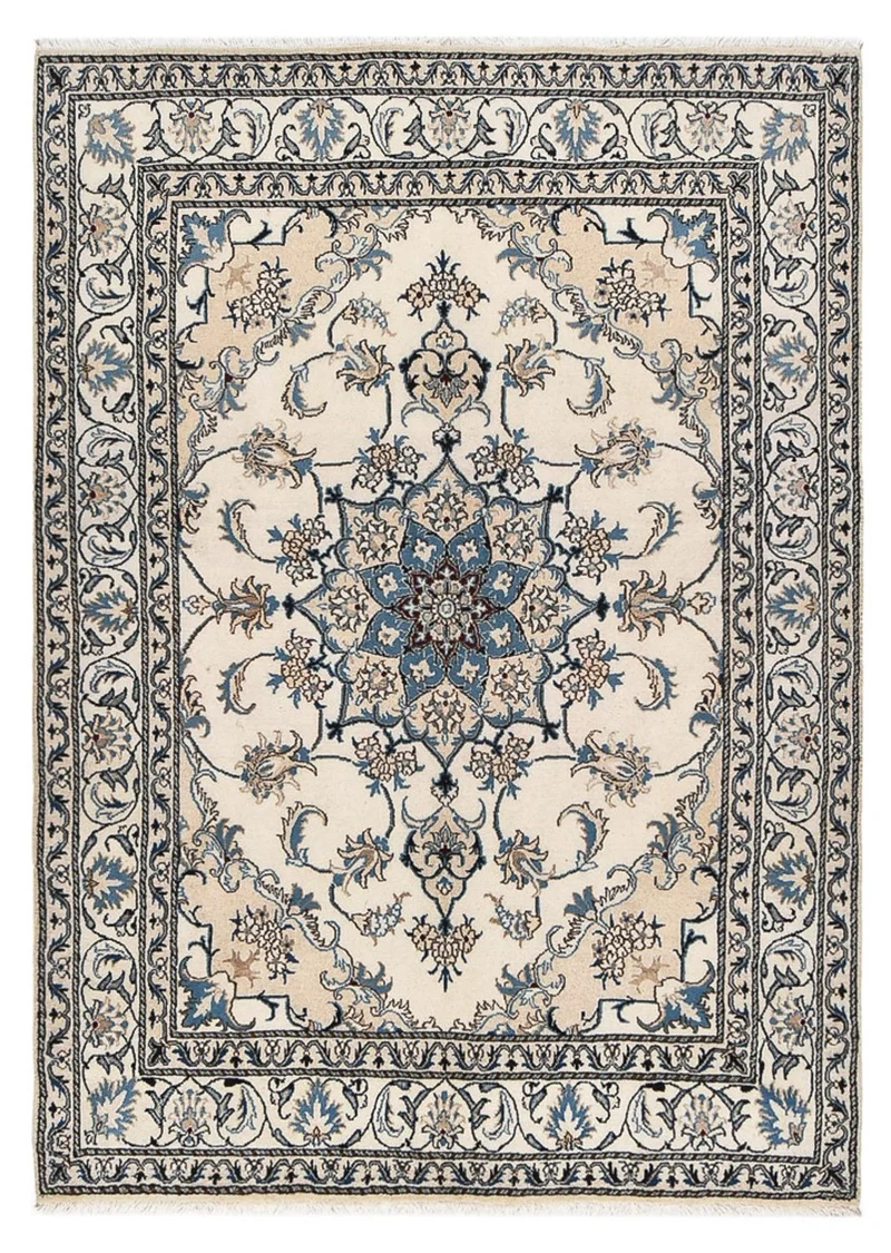 Perserteppich - Nain - 147 x 205 cm - creme