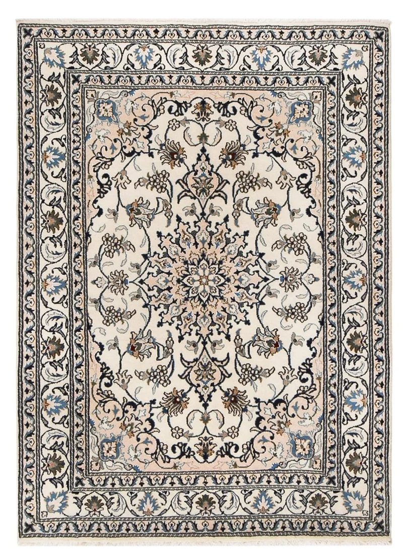 Perserteppich - Nain - 146 x 202 cm - creme