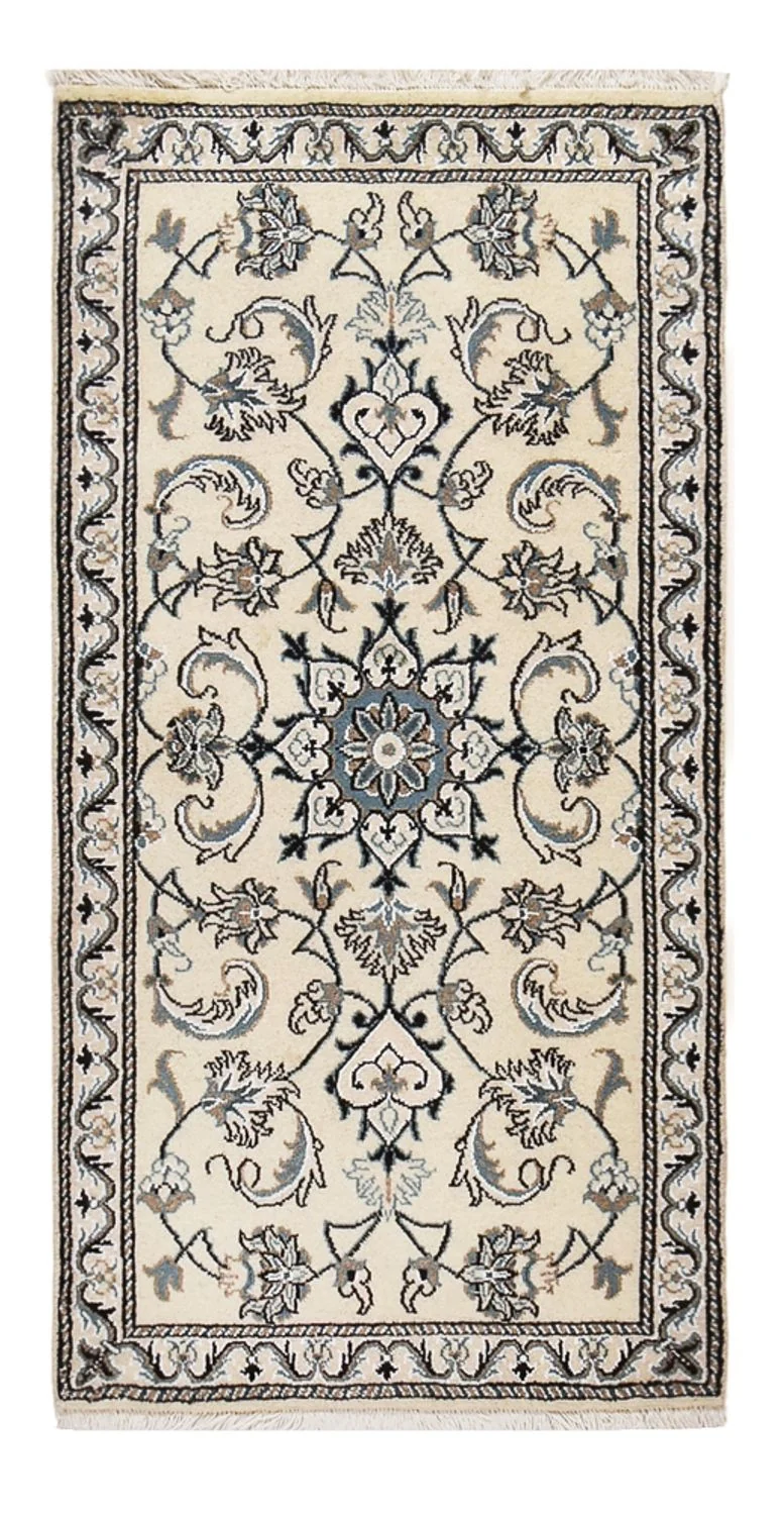 Perserteppich - Nain - 67 x 138 cm - creme