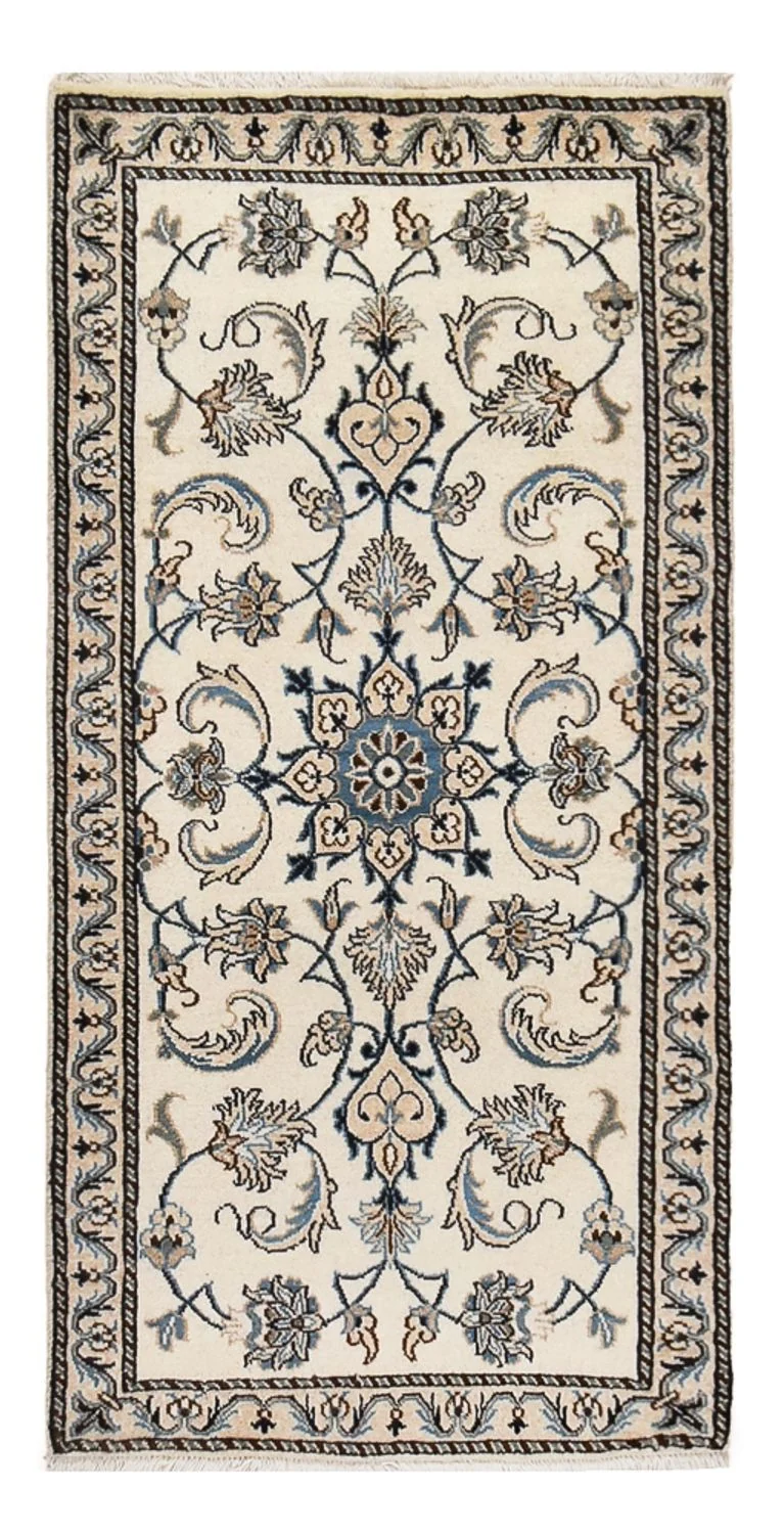 Perserteppich - Nain - 69 x 142 cm - creme