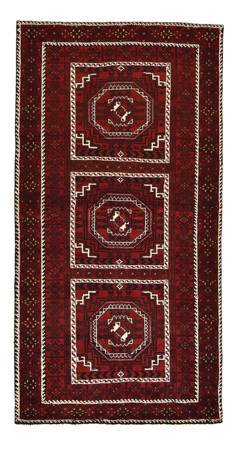 Läufer Belutsch - 110 x 214 cm - rost
