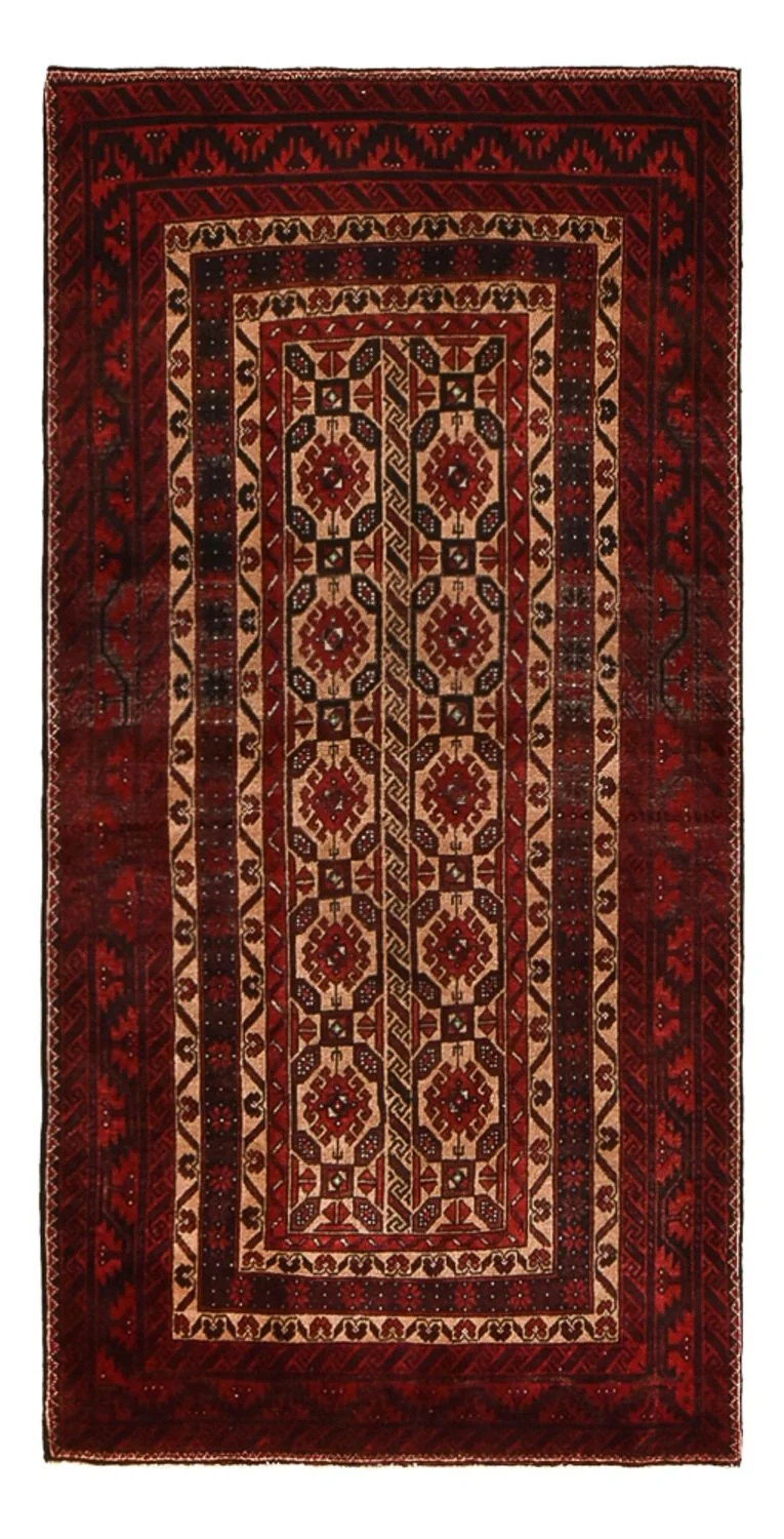 Belutsch Teppich 96x196cm - Orientteppich