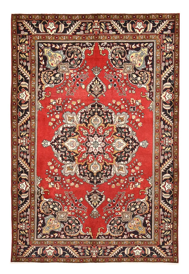 Perserteppich - Täbriz - 198 x 297 cm - rot