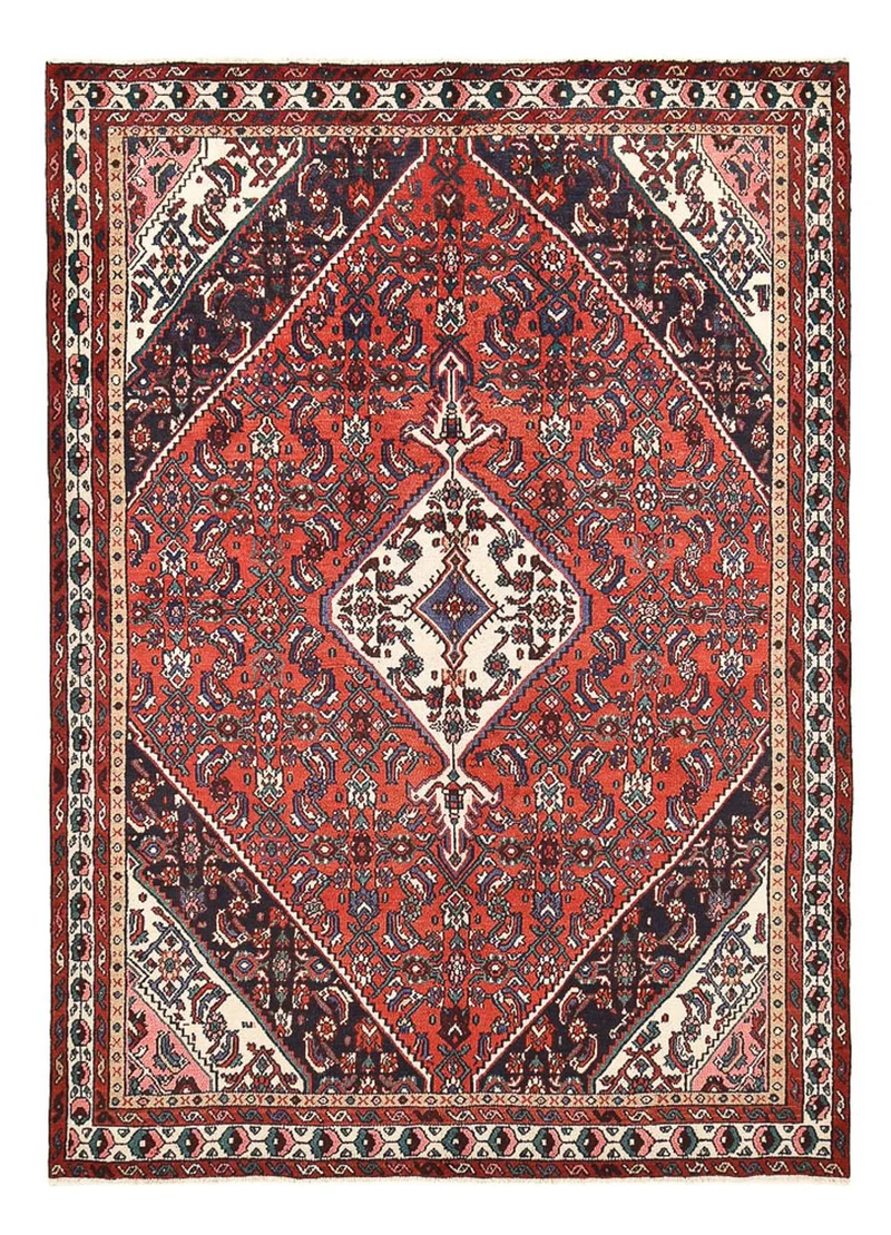 Perserteppich - Nomadic - 207 x 293 cm - rot