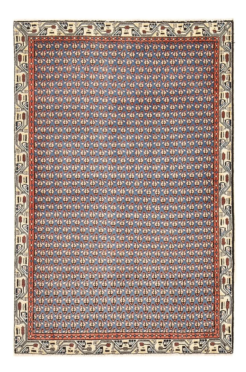 Perserteppich - Mir - 94 x 145 cm - seeblau