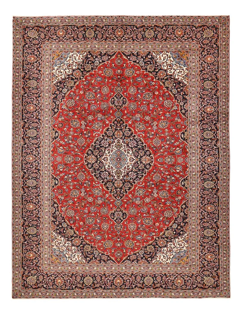 Perserteppich - Keshan - 297 x 395 cm - rot