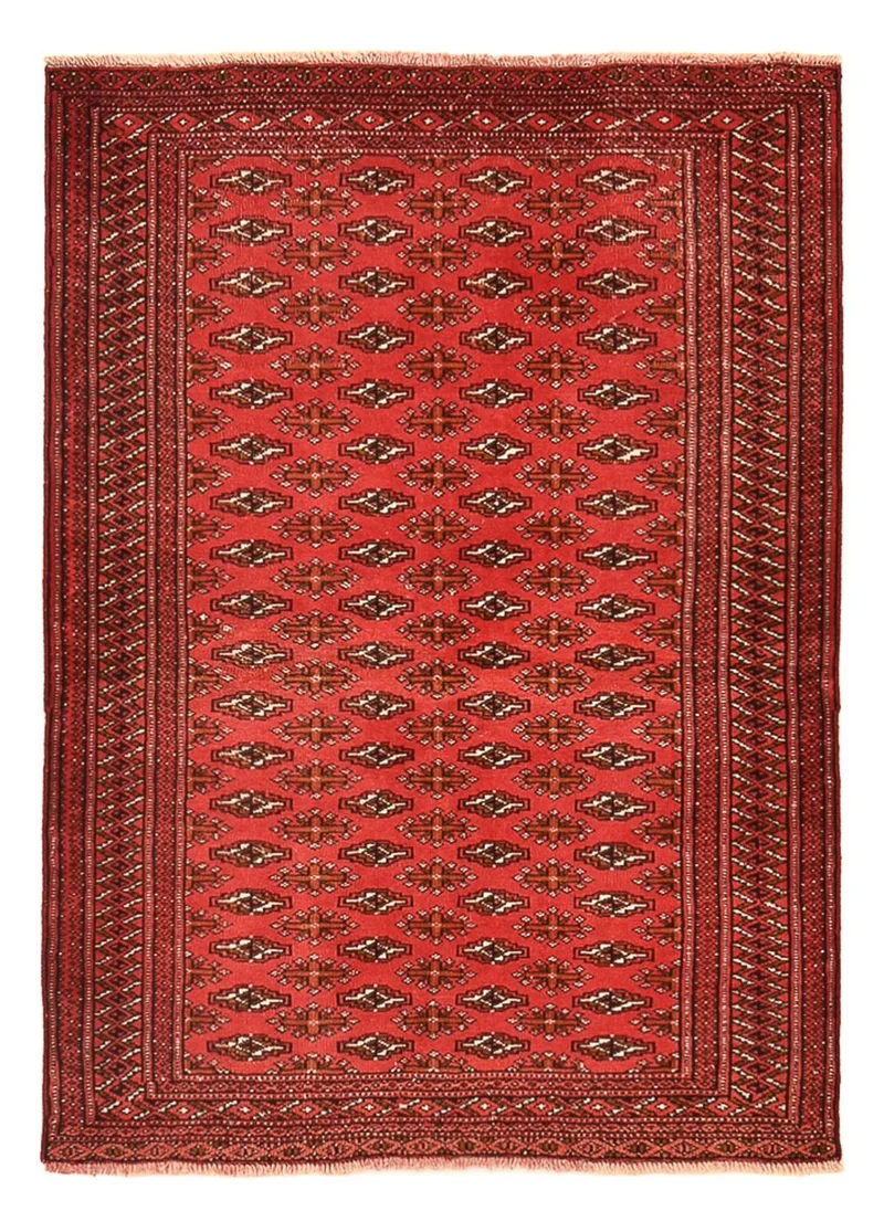 Turkaman Teppich - 98 x 138 cm - rot