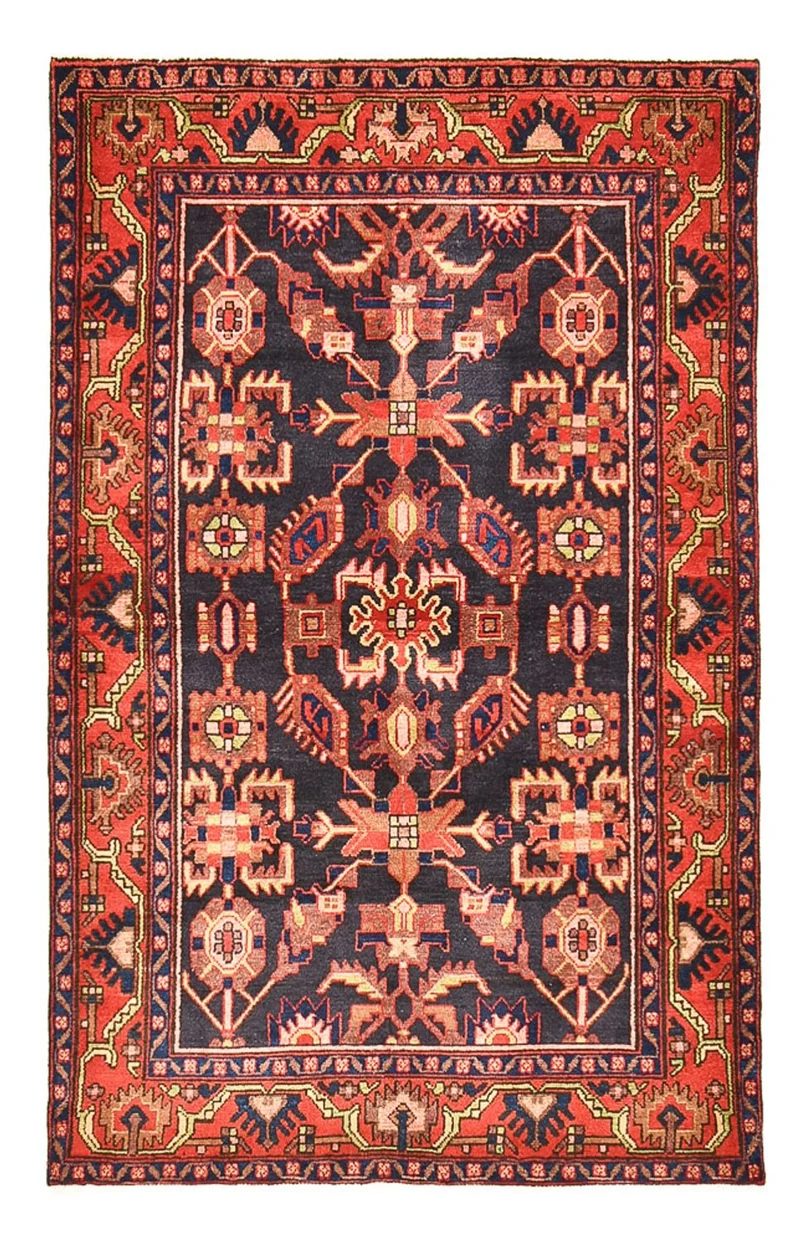 Perserteppich - Nomadic - 131 x 205 cm - mehrfarbig