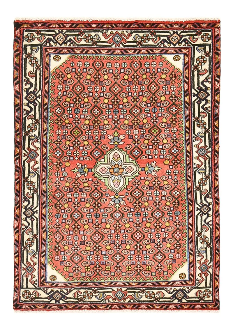 Perserteppich - Nomadic - 91 x 132 cm - rot