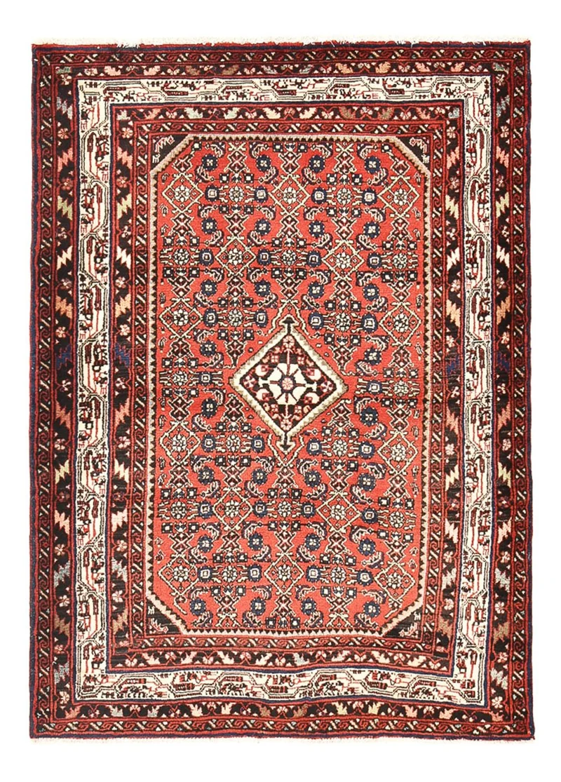 Perserteppich - Nomadic - 105 x 148 cm - hellrot