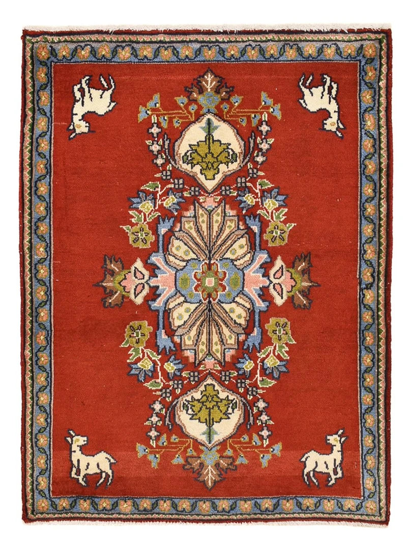 Perserteppich - Nomadic - 62 x 82 cm - rot