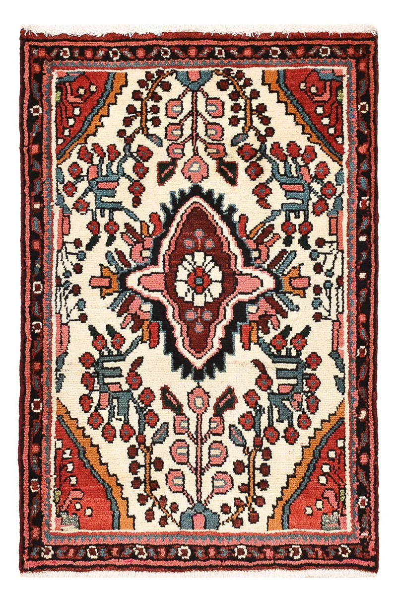 Perserteppich - Nomadic - 64 x 96 cm - mehrfarbig