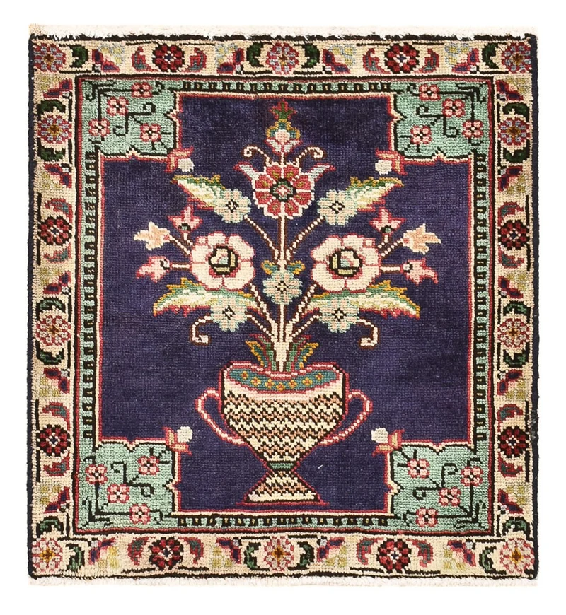 Perserteppich - Nomadic - 55 x 60 cm - mehrfarbig