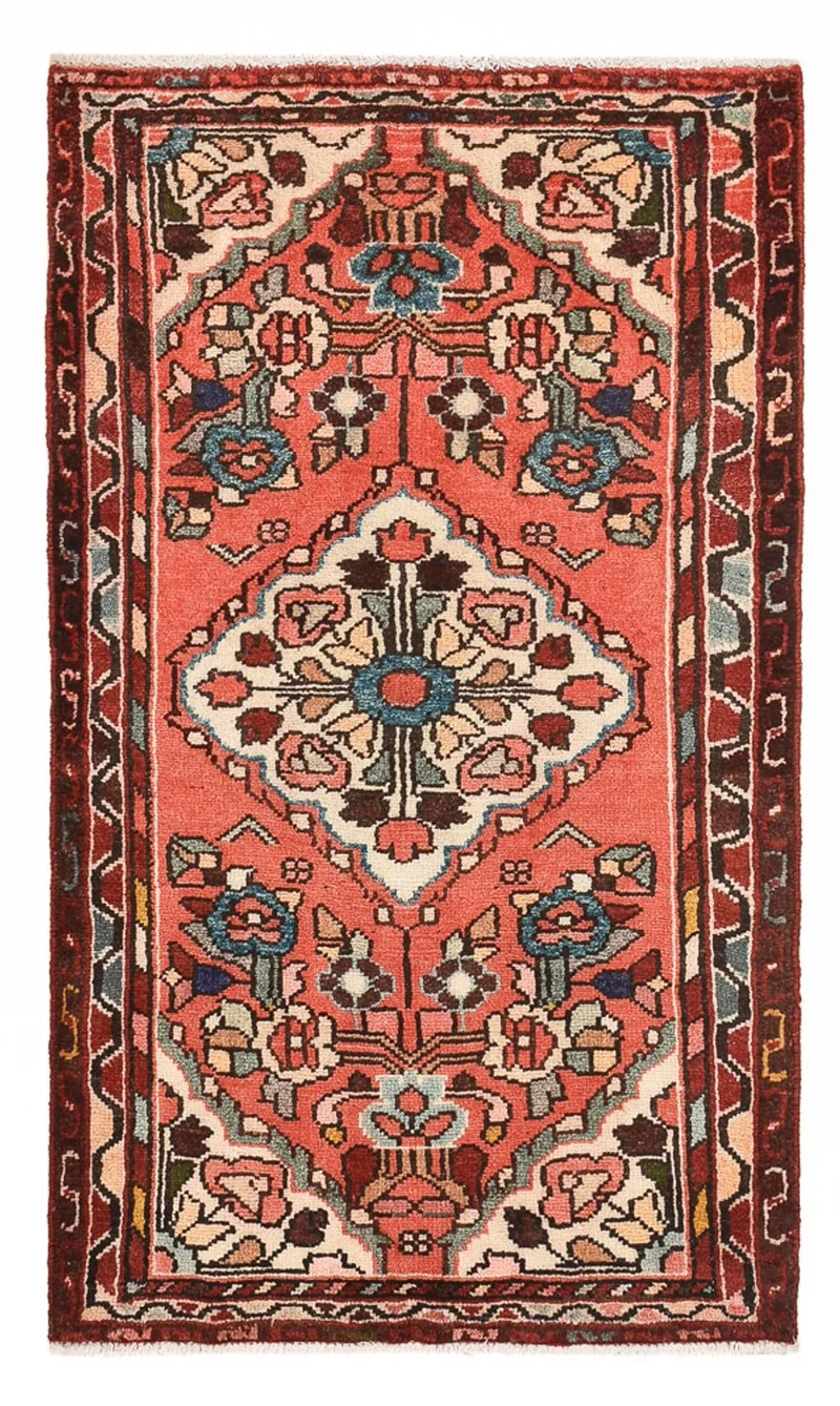 Perserteppich - Nomadic - 61 x 103 cm - rot
