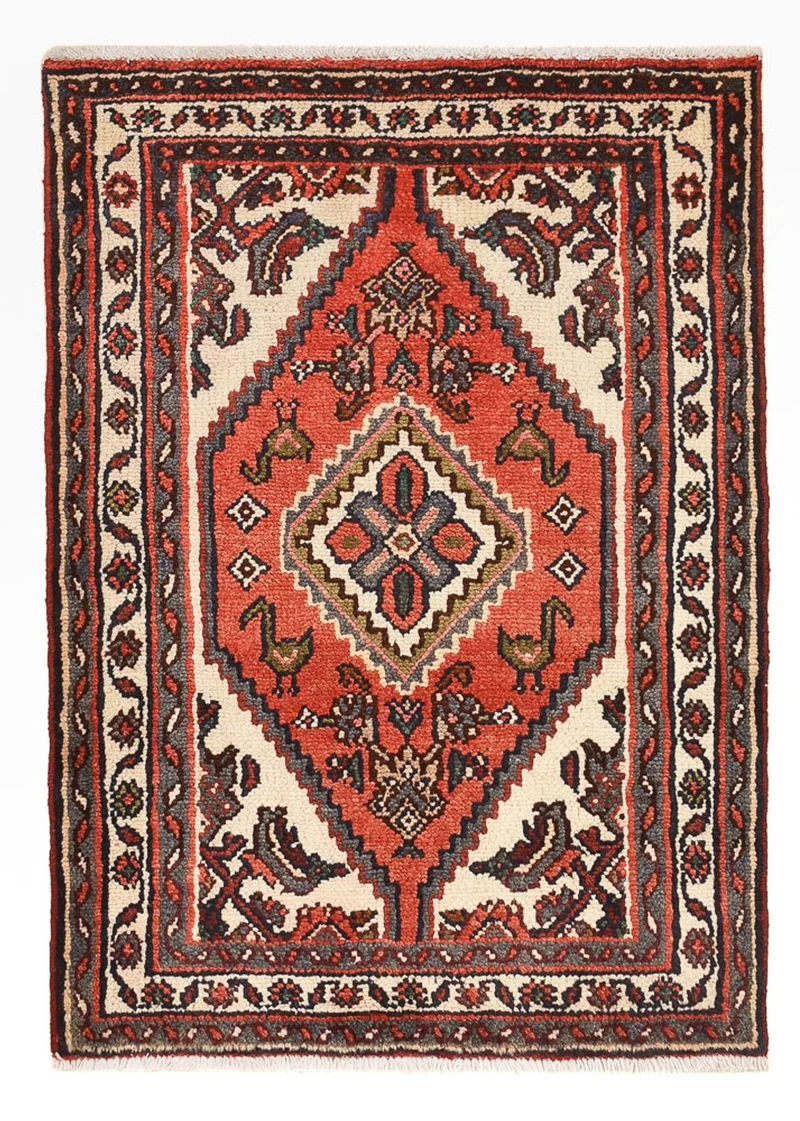 Perserteppich - Nomadic - 70 x 96 cm - rot