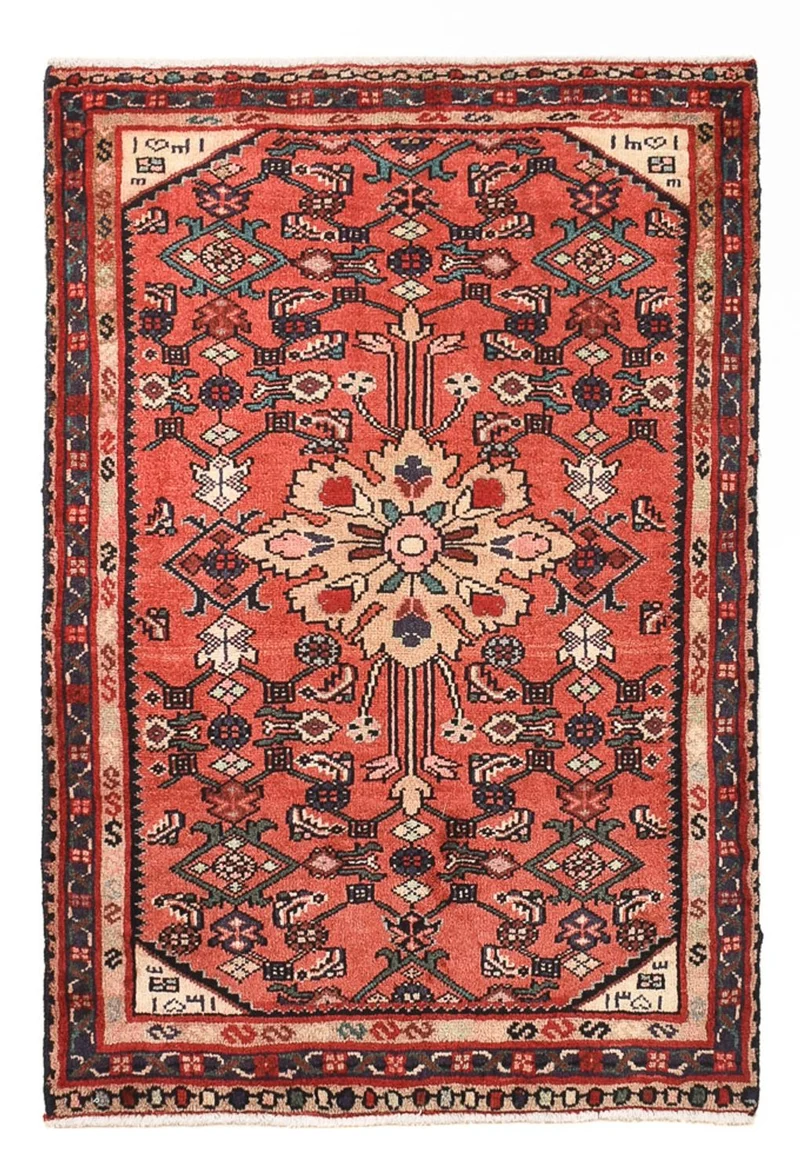 Perserteppich - Nomadic - 62 x 88 cm - rot