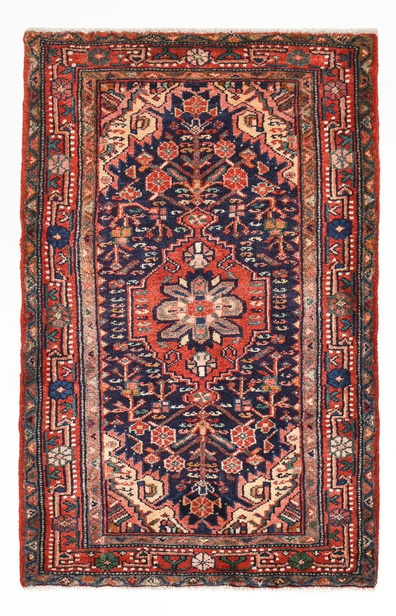 Perserteppich - Nomadic - 66 x 100 cm - rosa