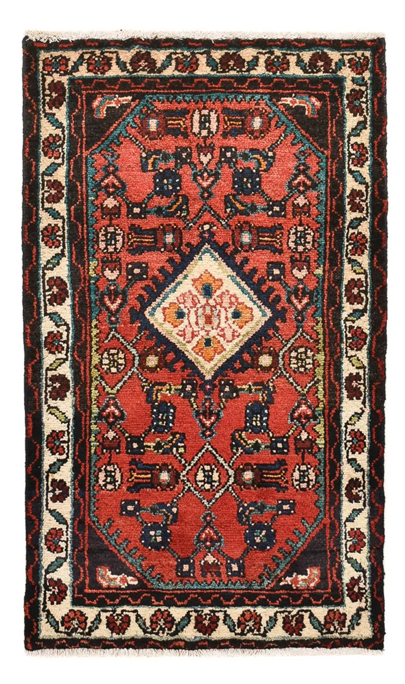Perserteppich - Nomadic - 56 x 96 cm - rot