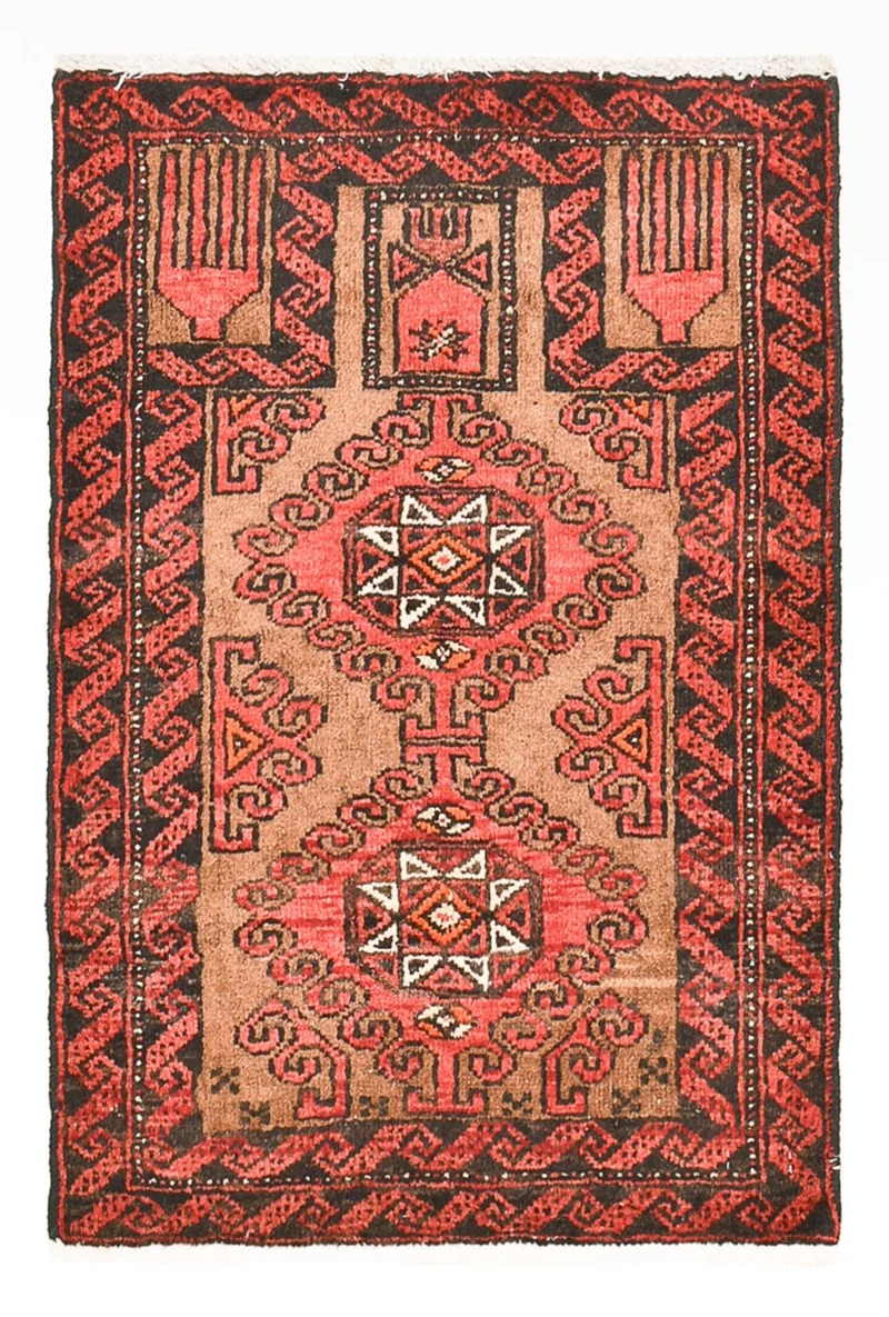 Perserteppich - Nomadic - 49 x 70 cm - rot