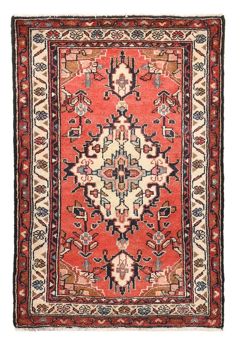 Perserteppich - Nomadic - 61 x 94 cm - rot