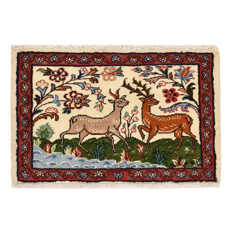 Perserteppich - Nomadic - 45 x 65 cm - mehrfarbig