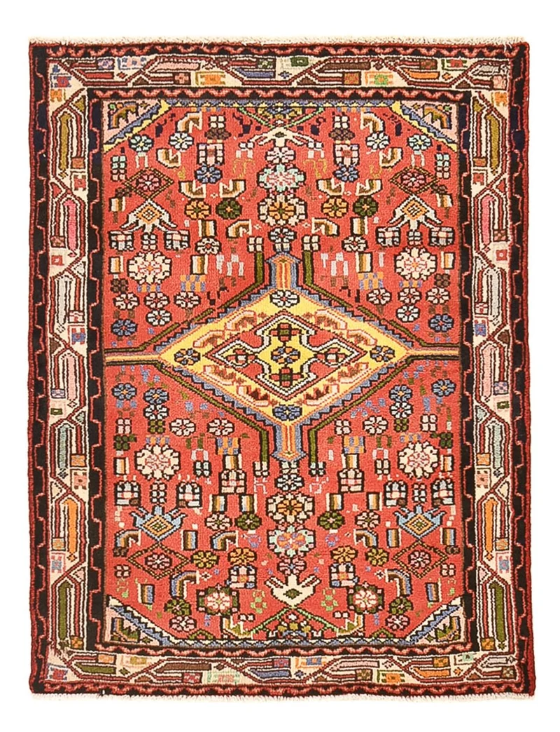 Perserteppich - Nomadic - 80 x 105 cm - rot