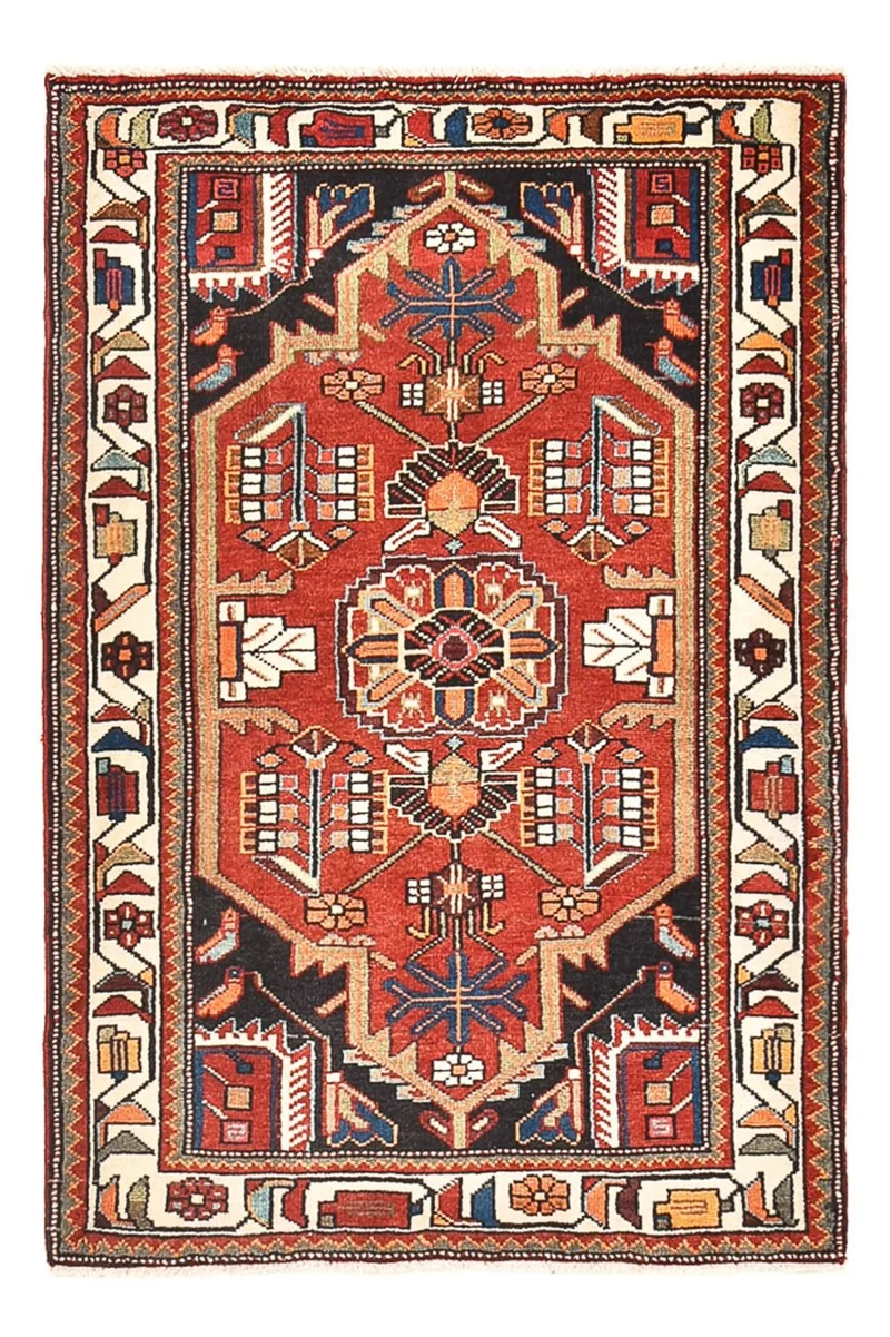 Perserteppich - Nomadic - 92 x 137 cm - rot