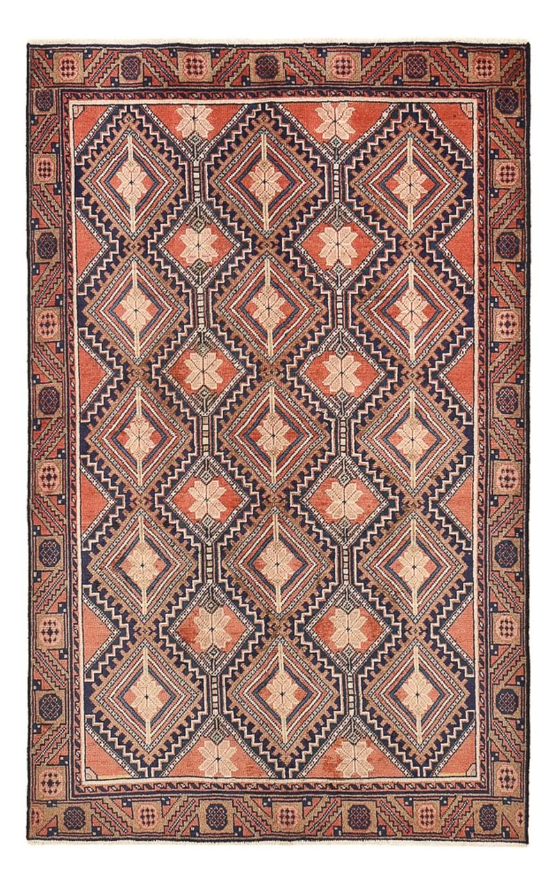 Perserteppich - Nomadic - 125 x 195 cm - mehrfarbig