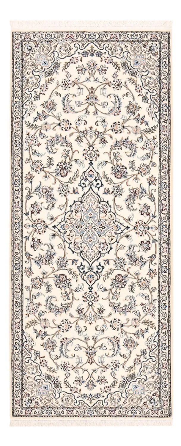 Läufer Perser - Nain - Royal - 91 x 220 cm - creme