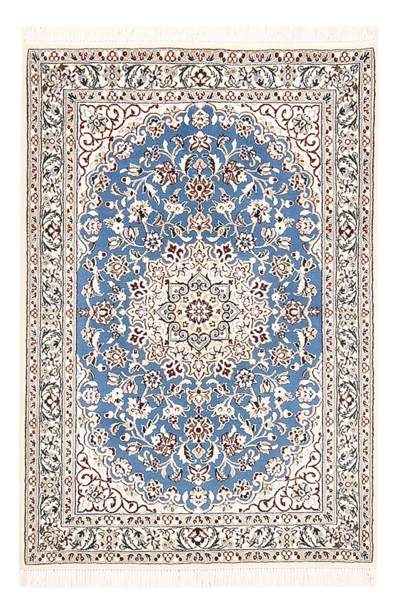 Perserteppich - Nain - Royal - 80 x 120 cm - blau